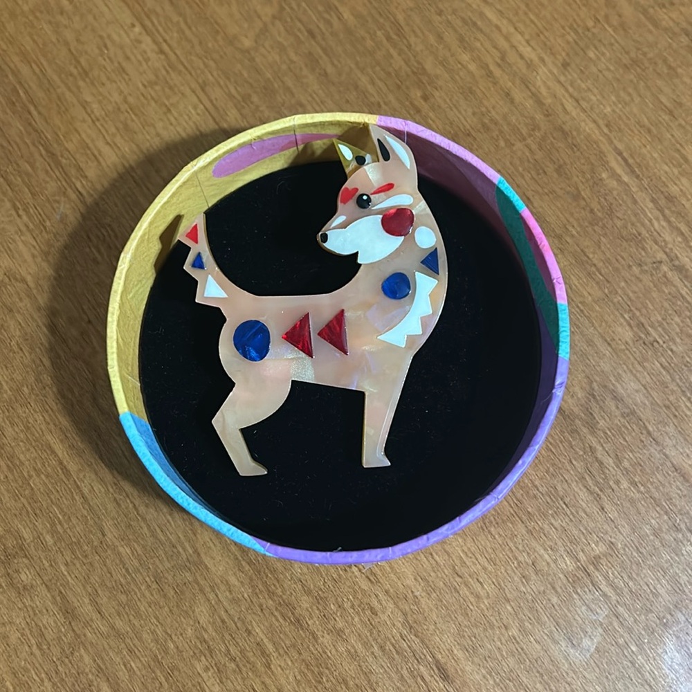 Erstwilder X Pete Cromer Dapper Dingo Brooch